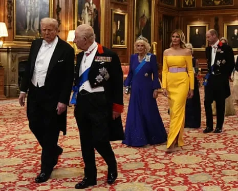 Royals Deploy Grand Welcome Amid Protests; Kimmel Taken Off Air Due To Charlie Kirk Comments