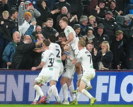 Frustration for Forest's Manager as Swansea Surprise Nottingham Forest with Dramatic Comeback